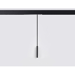 Управляемый светодиодный светильник для шинопровода Magnetic Ambrella light GL1432 BK черный IP20 10W 3000K-6400K 220V 24° D35*240 H1500 (Без ПДУ), фото3