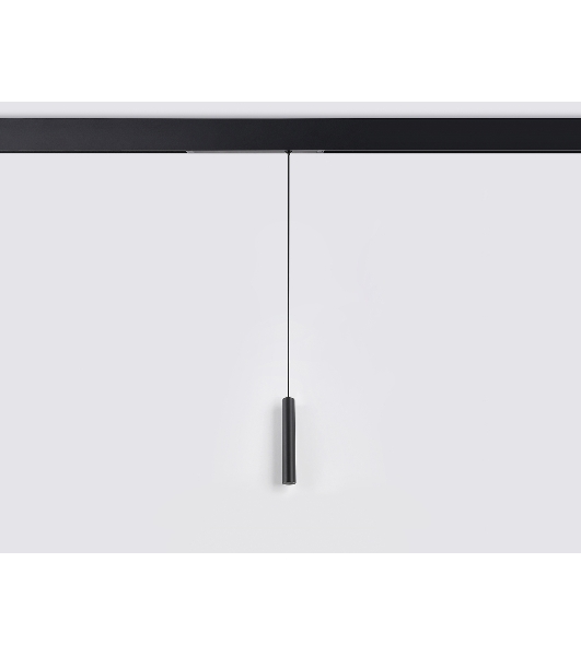 Управляемый светодиодный светильник для шинопровода Magnetic Ambrella light GL1432 BK черный IP20 10W 3000K-6400K 220V 24° D35*240 H1500 (Без ПДУ)