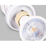 Трековый однофазный светильник со сменной лампой Ambrella light GL5121 WH белый GU10 max 12W, фото7