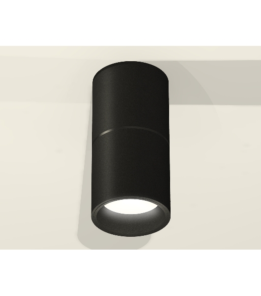 Светильник Ambrella Light XS6302080 SBK/PBK черный песок/черный полированный MR16 GU5.3 (C6302, A2061, N6111)