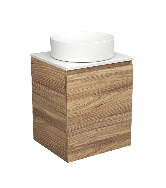 Тумба Bau Dream Blackwood 50 с дверцей, раковина BAU Dream круглая D41
