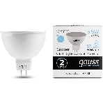 Лампа светодиодная Gauss Elementary MR16 6Вт цок.: GU5.3 спот 220B 6500K св. свеч. бел. хол. MR16 (упак.: 10 шт), фото6