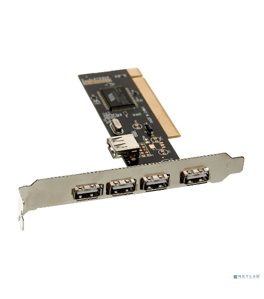 Контроллер ExeGate EXE-352 PCI, 4хUSB 2.0 ext + 1хUSB 2.0 int (OEM) EX281227RUS