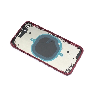 Задняя крышка (корпус) в сборе с рамкой для Apple iPhone SE3 красный