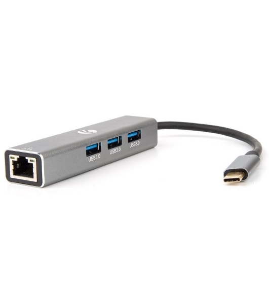 USB-концентратор VCOM DH311A USB Type-C, RJ-45/USB 3.0, USB
