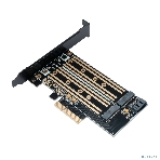Адаптер Gembird для двух SSD M.2 (NVMe+SATA) в разъем PCI-e MF-PCIE-NVME-SATA, коробка, фото9