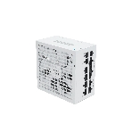 Блок питания SAMA G850 White (HAT-850yzB1G), 850W 80+ Gold (ATX, 3.1, PCIe 5.0, Full modular, 1x24(20+4)pin mesh 550мм, 2xCPU 8(4+4)pin 700мм, 2xPCIe*2 8(6+2)pin 550+150мм, 1x12VHPWR PCIe 5.1 12+4pin 600W 600мм, 3xSATA*3 450+150+150мм, 1xMOLEX4pin*3 450мм, Active, 140x140мм, 150x150x86mm, APFC, OVP, UVP, SCP, OCP, OTP, OPP, SIP, white), фото3
