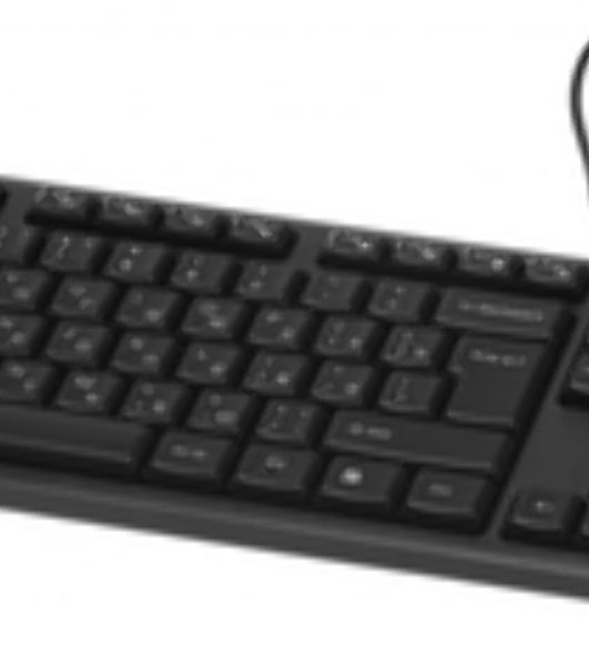 Комплект клавиатура+мышь A4Tech KR-3330S проводной, USB, 1200 DPI, чёрный