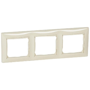 Рамка 3-м Valena горизонт. сл. кость (DIY-упак.) Legrand 695633