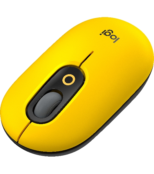 Мышь беспроводная Logitech POP Mouse желтый, 4000 dpi, Bluetooth, кнопки - 4