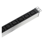Вертикальный блок розеток ЦМО Rem-16 с выкл., 14 IEC 60320 C13, 10 C19, вход C20 16A, алюм., 33-38U (R-16-14C13-10C19-V-1420), фото7