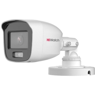 Камера видеонаблюдения аналоговая HiWatch DS-T500L 2.8-2.8мм HD-CVI HD-TVI цв. корп.:белый