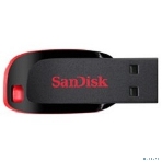 Флешка USB Sandisk CZ50 Cruzer Blade (SDCZ50-032G-B35), 32Gb, USB 2.0, R/W 15/4, черный/красный, фото10