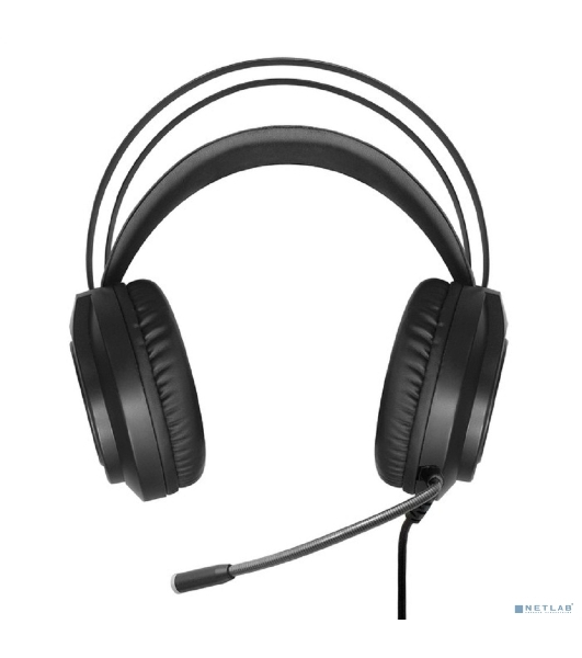 Гарнитура Exegate Cosmos HS-702GL чёрный, проводная, USB, виртуальный звук 7.1, подсветка