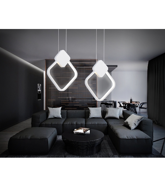 Светильник Ambrella light FL5255 WH белый 11W 4200K 252*20*1200 (без ПДУ)