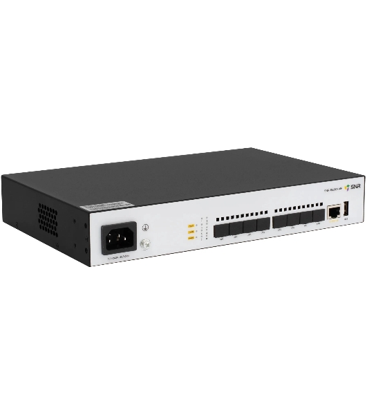 Коммутатор управляемый SNR 2+, 8 x 1/10GE SFP+. Питание: 220V AC