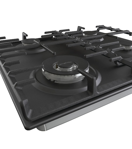 Газовая варочная панель Gorenje GW642SYB, 4 конфорки, эмалированная сталь, черный