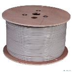 Кабель витая пара Rexant U/UTP, CAT 6A, ZH нг(А)-HF (LSZH), 4х2х0,57 мм, 23AWG, INDOOR, SOLID, серый, 305м PRO, фото3