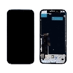 Дисплей для Apple iPhone XR в сборе с тачскрином и рамкой (AAA TFT), черный, фото4