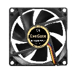 Вентилятор для корпуса ExeGate EX08025S4P-PWM черный, 80 мм, 2300 об/мин, 23 дБ, 4 pin, фото 1