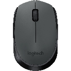 Мышь беспроводная Logitech M170 черный/темно-серый, 1000 dpi, радиоканал, USB, кнопки - 3, фото25