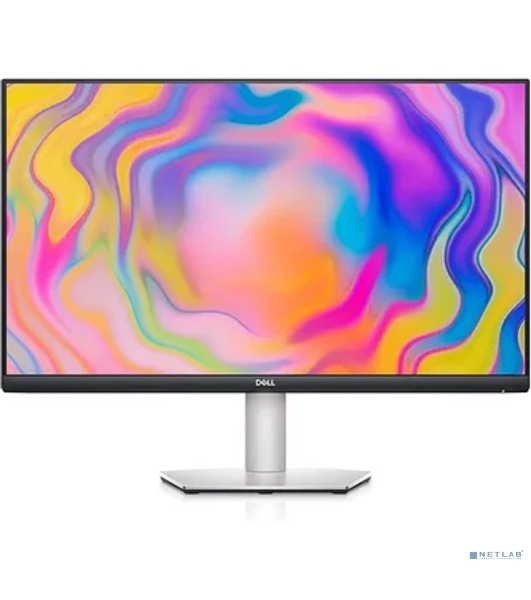 Монитор 27' Dell S2722QC IPS 3840x2160, 60 Гц, 4 мс, 16:9, 350 кд/м², 2xHDMI 2.0, 1xUSB-C, 2xUSB, динамики, серебристый