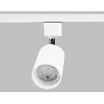 Трековый однофазный светильник со сменной лампой Ambrella light GL5121 WH белый GU10 max 12W, фото 1