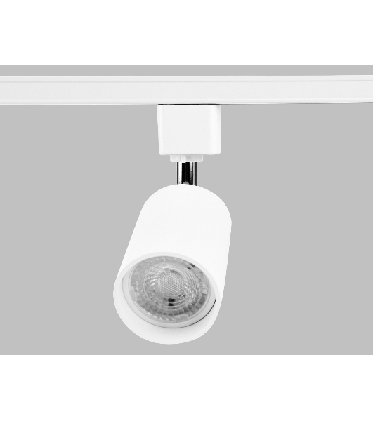 Трековый однофазный светильник со сменной лампой Ambrella light GL5121 WH белый GU10 max 12W