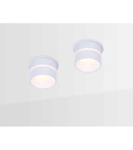 Светильник Ambrella light TN195 WH/S белый/песок GU5.3 D70*60