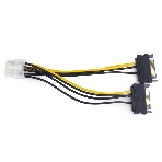 Разветвитель питания Cablexpert CC-PSU-83, 2xSATA->PCI-Express 8pin, для подключения в/к PCI-Е (8pin) к б/п ATX, фото2