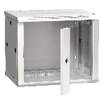 Шкаф ITK LINEA W 9U 600x450 мм дверь стекло, RAL7035, фото2