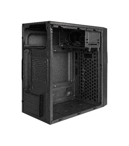 Компьютерный корпус Minitower ExeGate EX291141RUS BAA-105-01AAA400 (mATX, БП AAA400 с вент. 8см, 2*USB, аудио, черный)