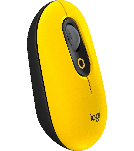 Мышь беспроводная Logitech POP Mouse желтый, 4000 dpi, Bluetooth, кнопки - 4