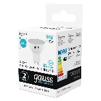 Лампа светодиодная Gauss Spotlight Elementary 9Вт цок.: GU10 спот 220B 4100K св. свеч. бел. нейт. MR16 (упак.: 10 шт) (13629), фото4