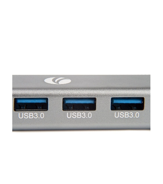USB-концентратор VCOM DH311A USB Type-C, RJ-45/USB 3.0, USB