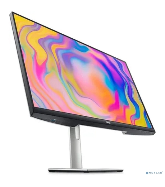 Монитор 27' Dell S2722QC IPS 3840x2160, 60 Гц, 4 мс, 16:9, 350 кд/м², 2xHDMI 2.0, 1xUSB-C, 2xUSB, динамики, серебристый