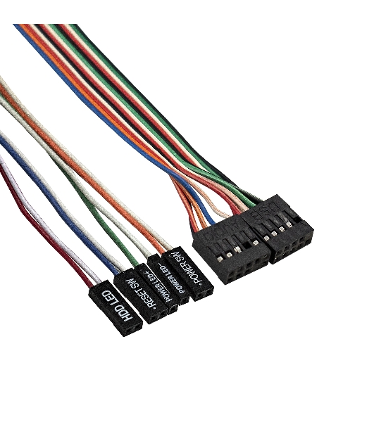Компьютерный корпус Miditower ExeGate CP-604-UNS450 (ATX, БП UNS450 с вент. 12см, 2*USB, аудио, черный)