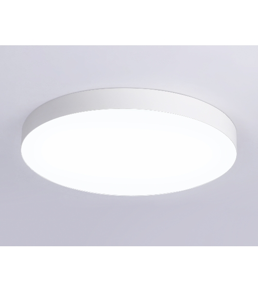 Потолочный светодиодный светильник Ambrella light FV5536 WH белый LED 90W 4200K D600*58 (Без ПДУ)