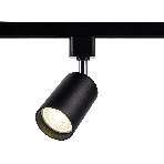 Трековый однофазный светильник со сменной лампой Ambrella light GL5123 BK черный GU10 max 12W, фото8
