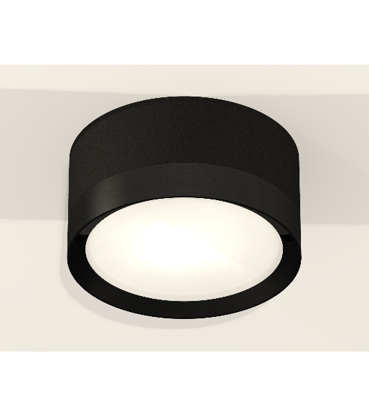 Светильник Ambrella Light XS8102002 SBK/PBK черный песок/черный полированный GX53 (C8102, N8113)