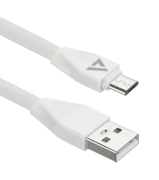 Кабель USB ACD-Life MicroUSB - USB-A TPE, 1м, белый