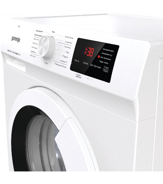 Стиральная машина Gorenje WHE60SFS белый загр. фронтальная макс.: 6 кг 1000об/мин класс: А+++