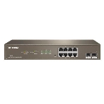 Коммутатор управляемый IP-COM G3310F, настенный, 1000 Мбит/сек, 8 port, SFPx2, фото 1