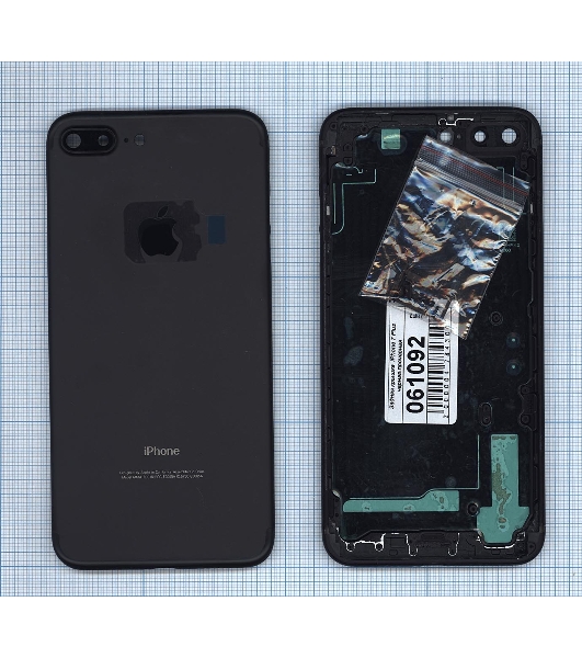 Задняя крышка для iPhone 7 Plus (5.5) черный Jet Black