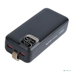 Портативный аккумулятор Perfeo Powerbank Atomic Age 30000 mAh/LED дисплей/PD + QC 3.0/Type-C/2 USB/Выход: 5A, max 22.5Wчерный (PF_E1478), фото5
