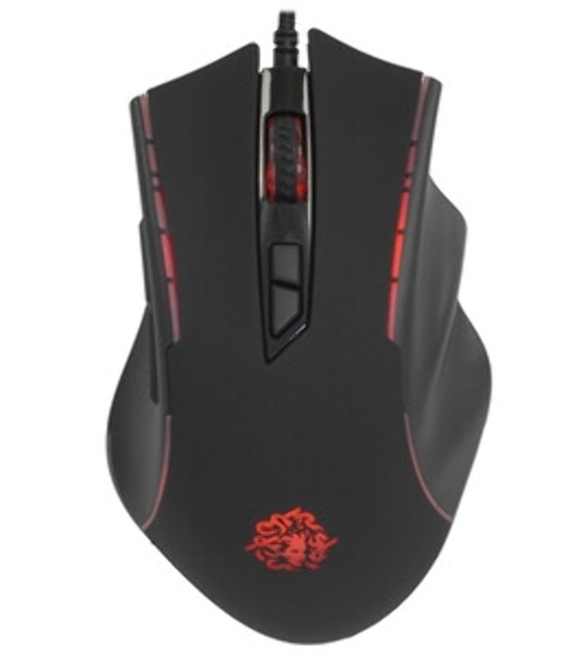 Мышь проводная Qumo Medusa M81 черный, 3200 dpi, USB, кнопки - 7