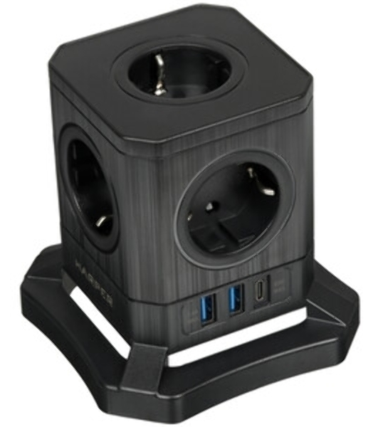 Сетевой фильтр Harper UCH-715 Black PD3.0