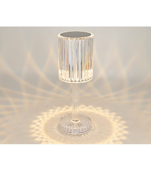 Настольная светодиодная лампа Ambrella light DE8066 CL прозрачный LED 3000K/4200K/6400K 3W