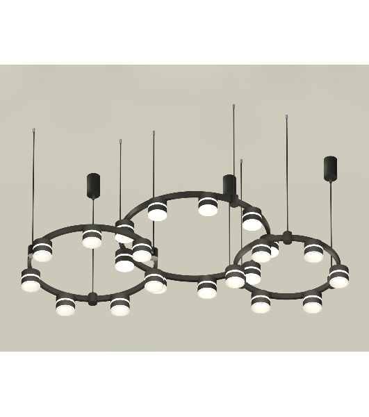 Светильник Ambrella light XR92092220/22 SBK/FR черный песок/белый матовый GX53 (A9209, C9242, C9238, C9232, N8445)