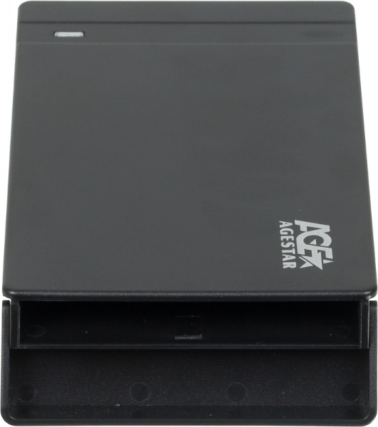 Внешний корпус для HDD AgeStar 3UB2P3 SATA III пластик черный 2.5'